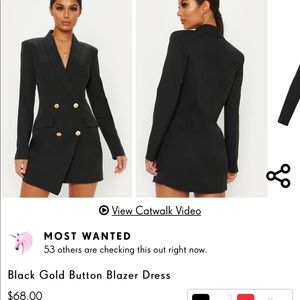 Classy blazer style dress.